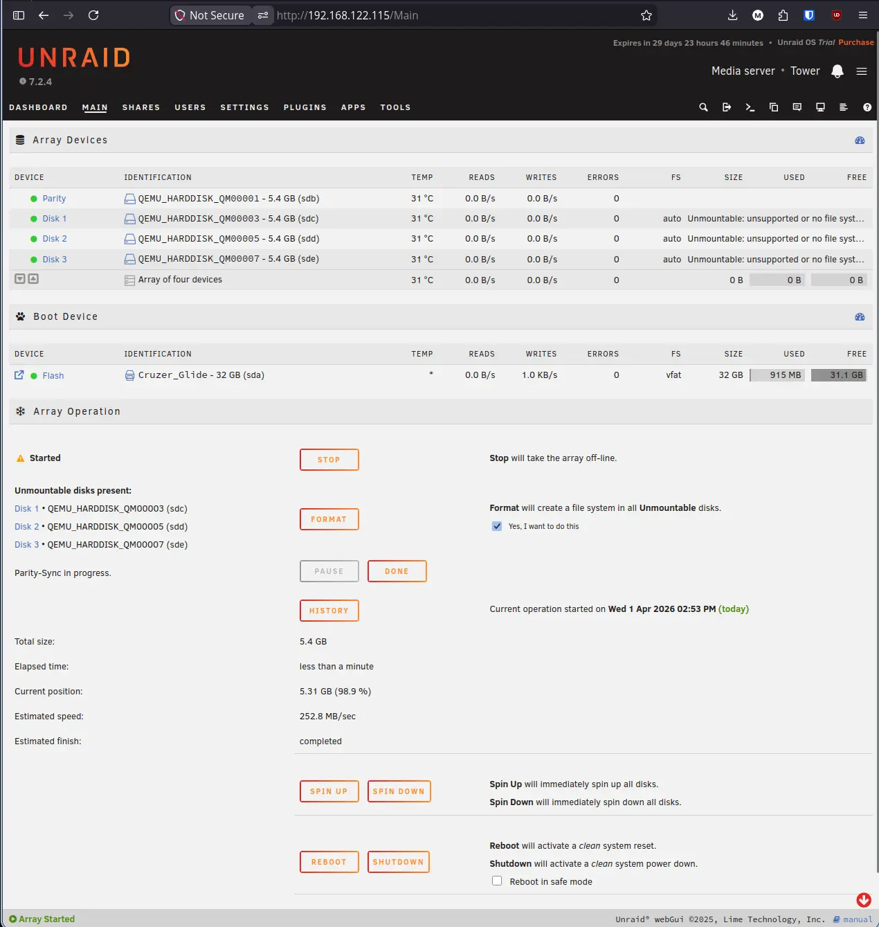 Unraid Parity Valid