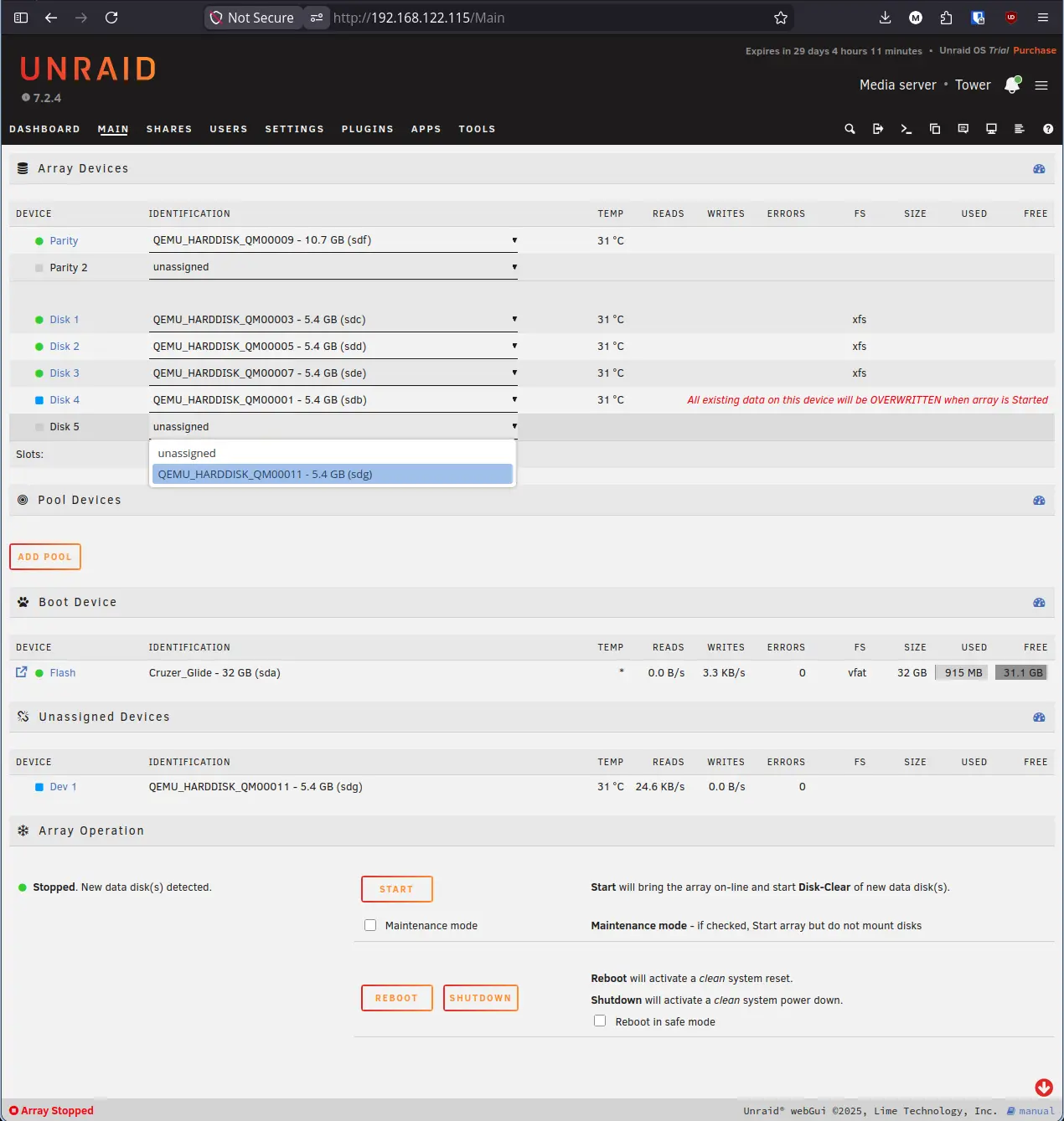 Unraid Assign New Data Drive